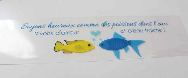 Nos étiquettes transparentes pour petite bouteille d'eau DIY