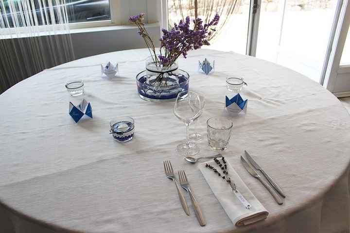 Essai table d'invités