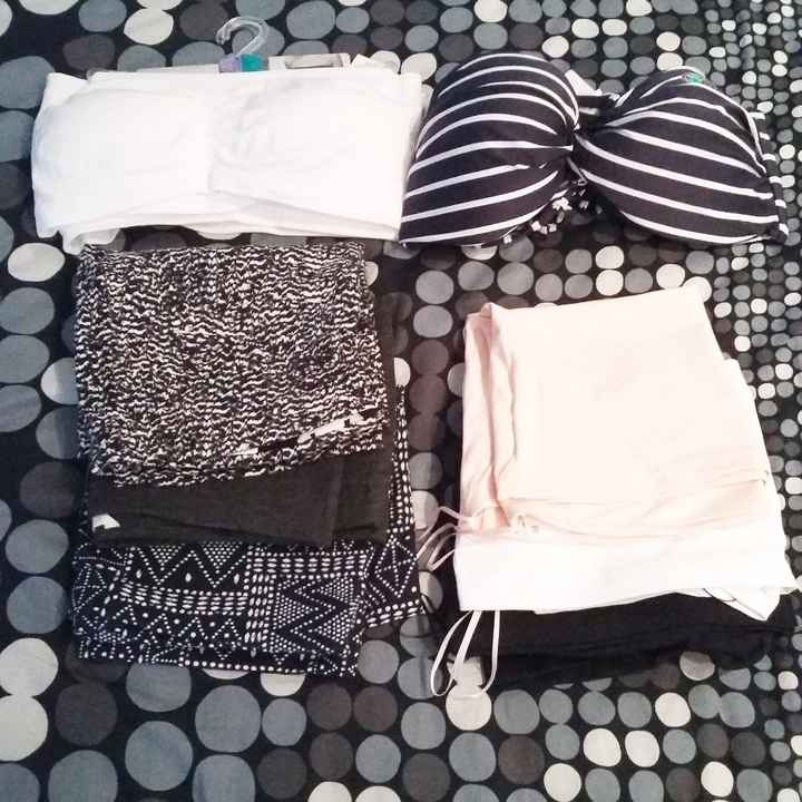 Bilan shopping bustiers sans bretelles ni manches