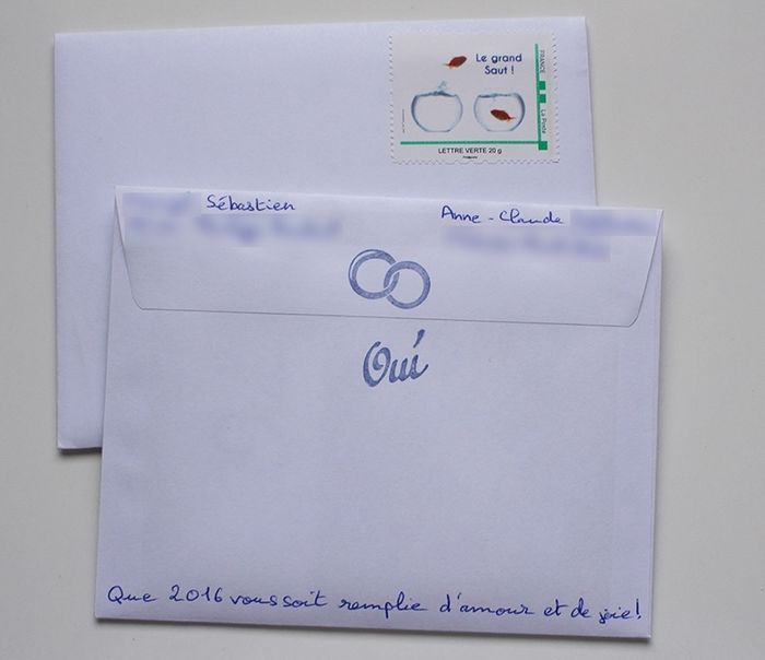 nos enveloppes et timbres