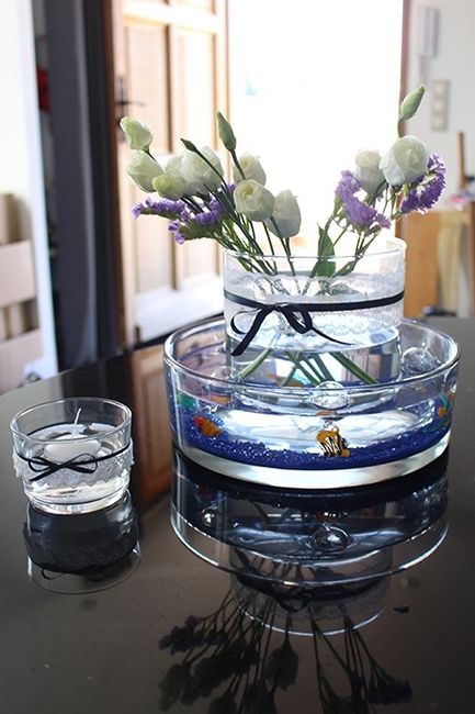 Centre de table et bougeoir