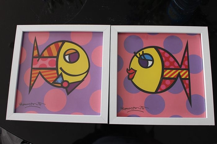 déco chaises des mariés (thème poisson)