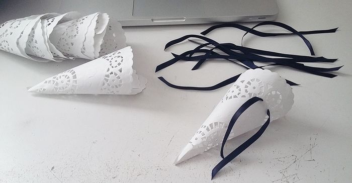 DIY cornets à confetti/pétales