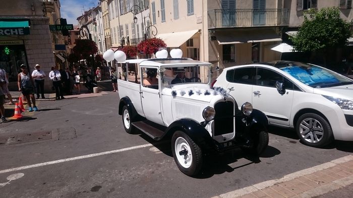 Tacot arrivée Mairie