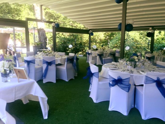 repas sous pergola