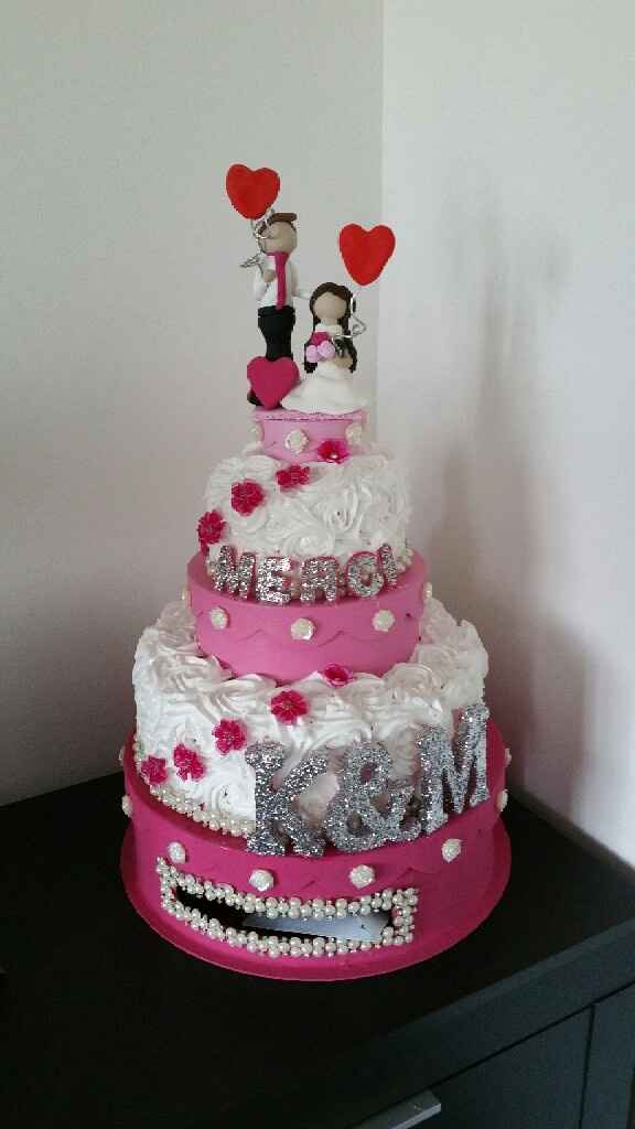 Notre urne version wedding cake ! DIY (2/2)