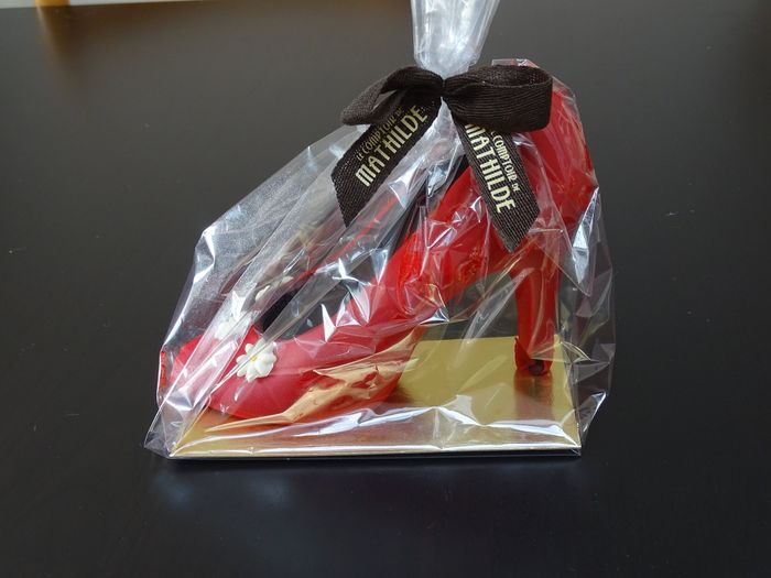 Escarpin en chocolat