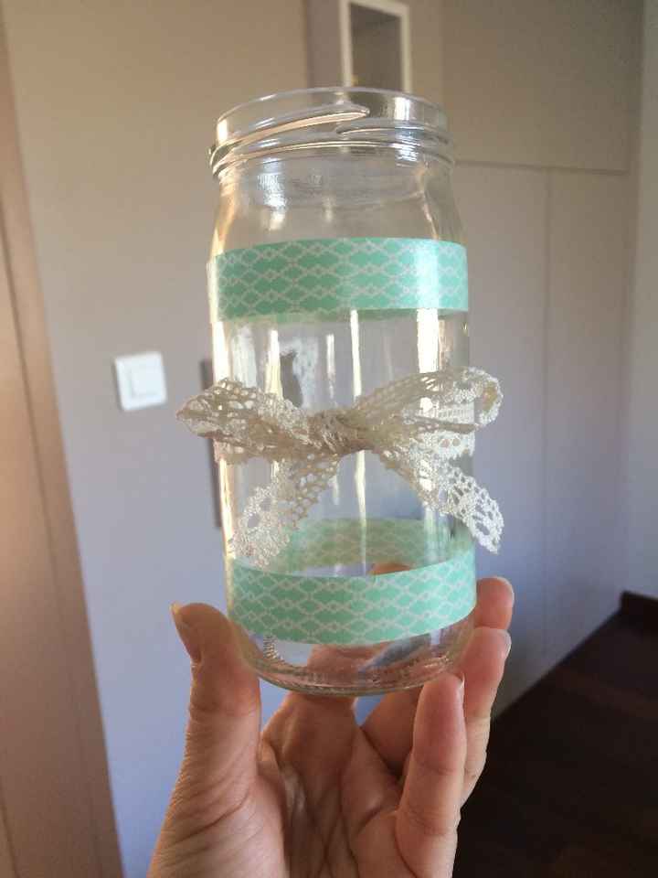 Un des contenants pour nos centres de tables