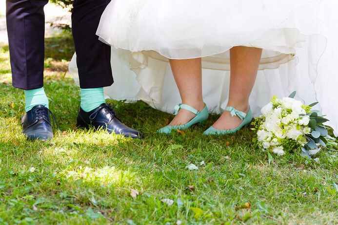 Chaussures colorées pour le mariage - 1