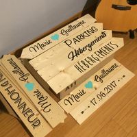 Panneaux directionnels - presque finis