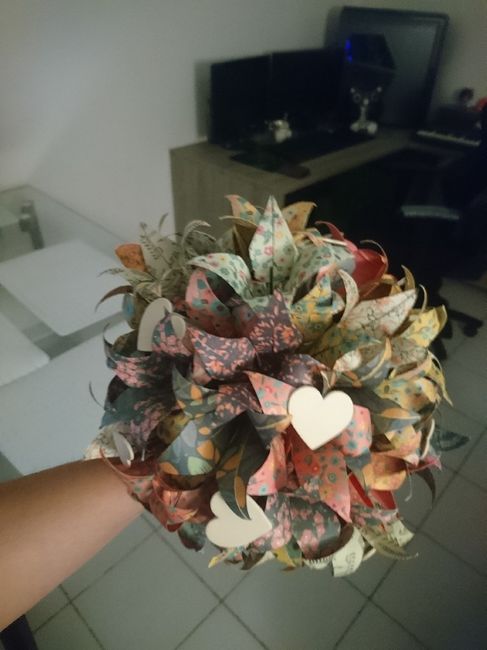 Mon bouquet fait maison en origami ! - 1