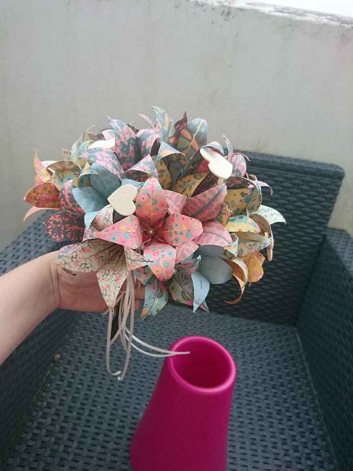 Bouquet de mariée origami : Combien de fleurs? - 2