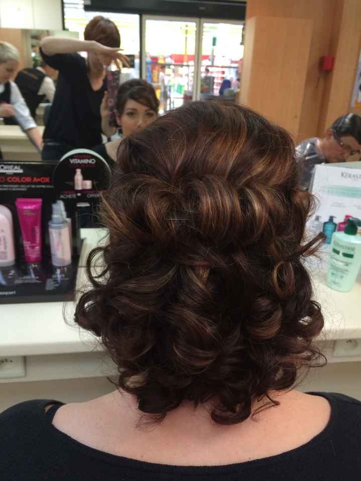 Essai maquillage et coiffure doute - 1