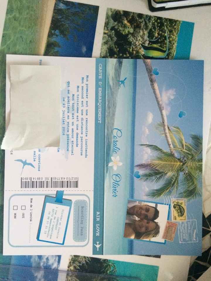 Quand on se mets à préparer les faire-part pour les envoyer - 1