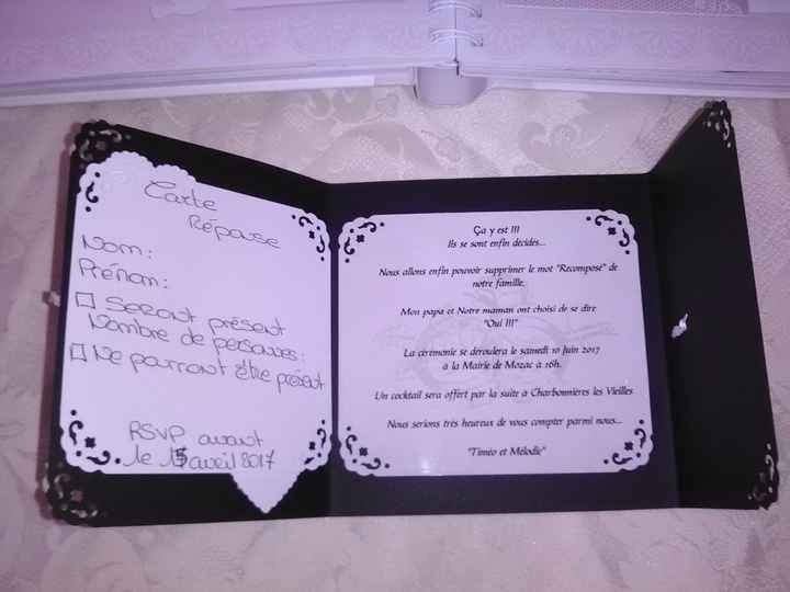 Interieur de mon faire part