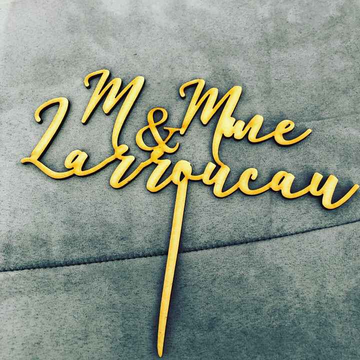 Cake topper - 1