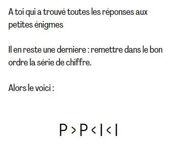 Les enigmes de mon escape bouquet 6