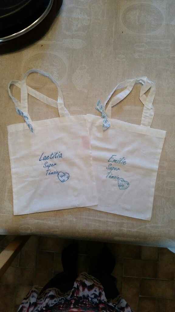 Mes sacs pour mes témouines - 1