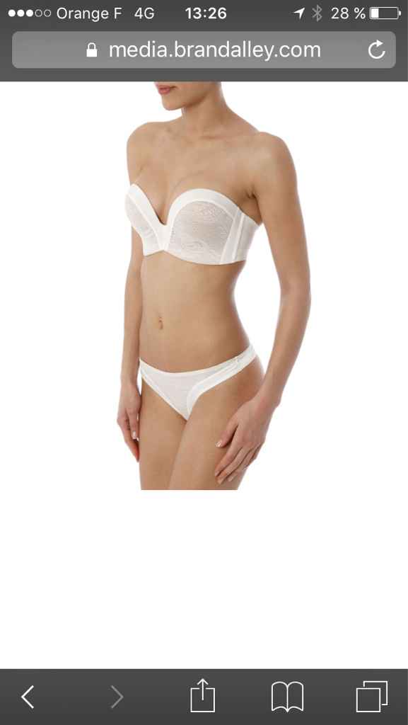 Lingerie mariage blanc ou beige ? - 1