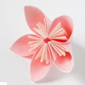 Fleurs en origami