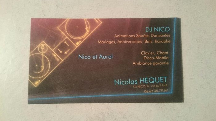 Carte DJ