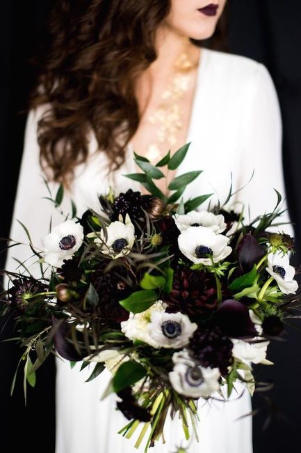 Bouquet de la Mariée - thème Blanc et Noir - 11