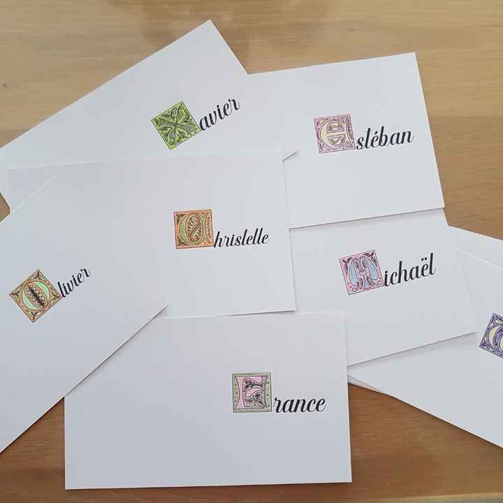 Cartes de voeux pour notre livre d'or - 1
