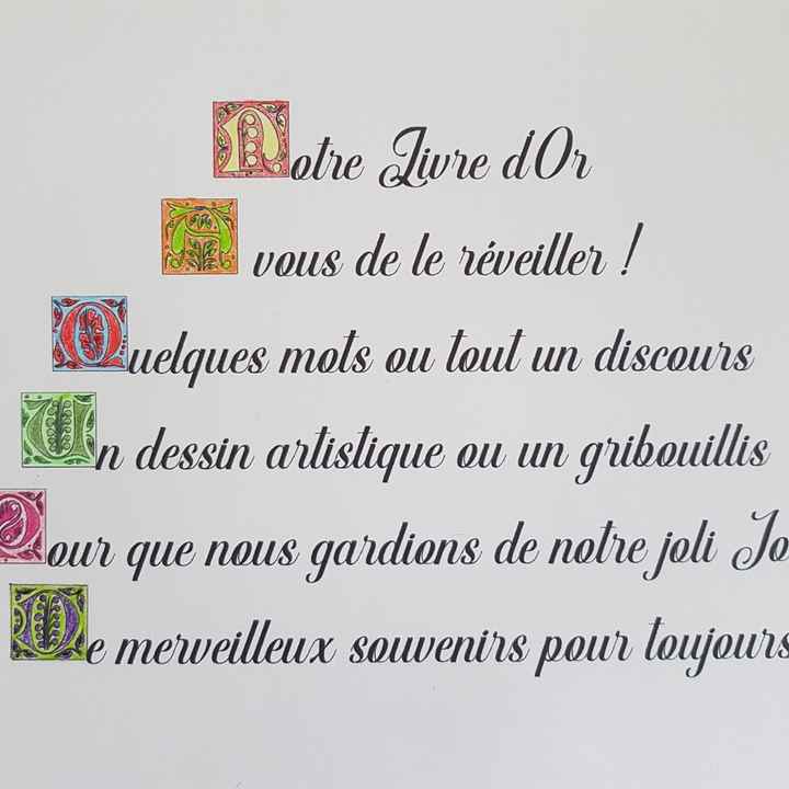 Présentation du livre d'or - 1