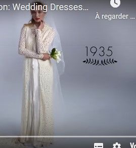 Evolution des robes de mariée depuis 100 ans 3