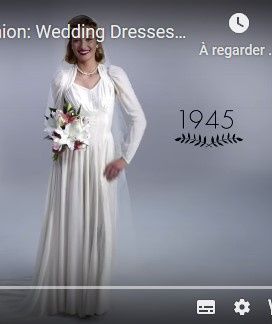 Evolution des robes de mariée depuis 100 ans 4