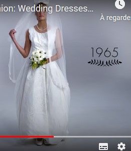 Evolution des robes de mariée depuis 100 ans 6