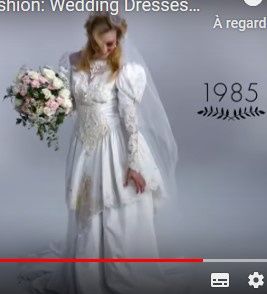 Evolution des robes de mariée depuis 100 ans 8