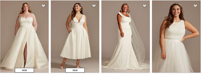 Une robe pour une mariée qui a des formes 6