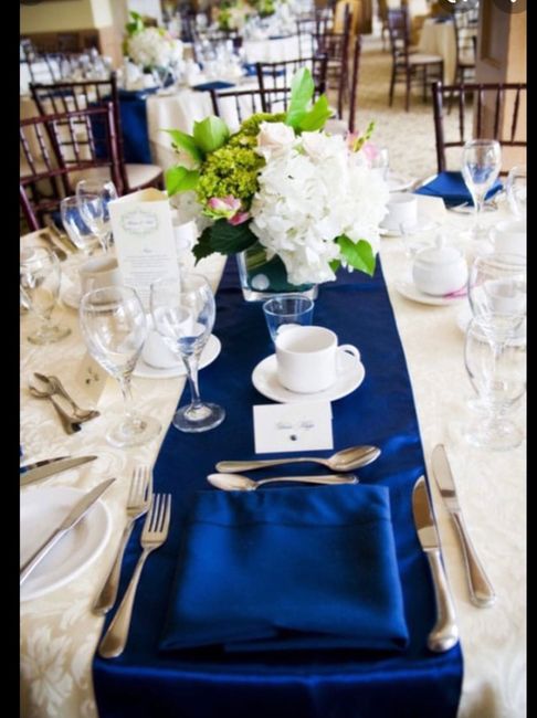 Mariage bleu blanc argenté 1