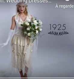 Evolution des robes de mariée depuis 100 ans - 2