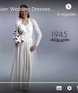 Evolution des robes de mariée depuis 100 ans - 4