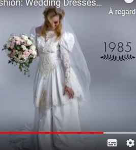 Evolution des robes de mariée depuis 100 ans - 8