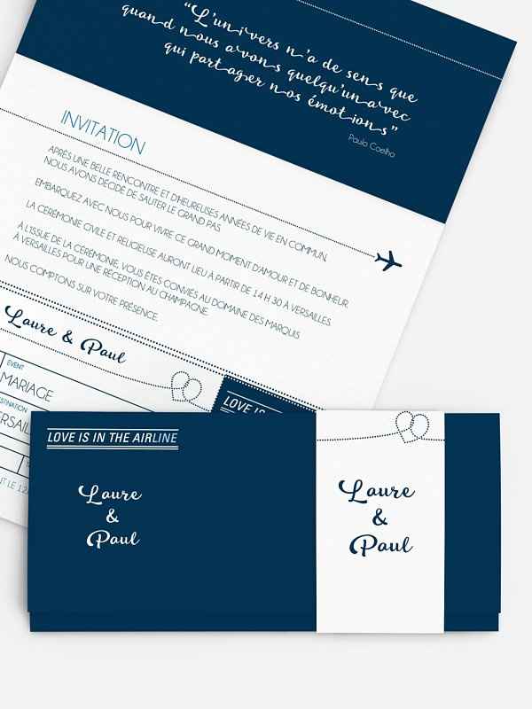 Faire part voyage - 1