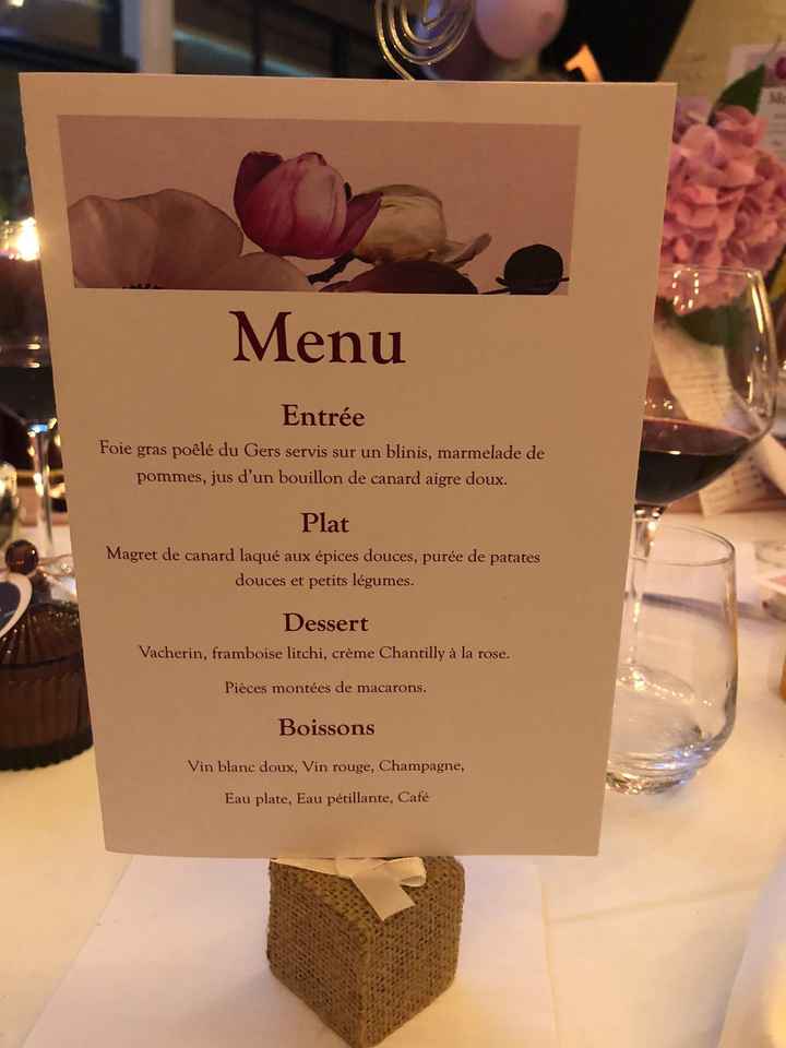 Menu mariage - 1 par personne ?! - 3