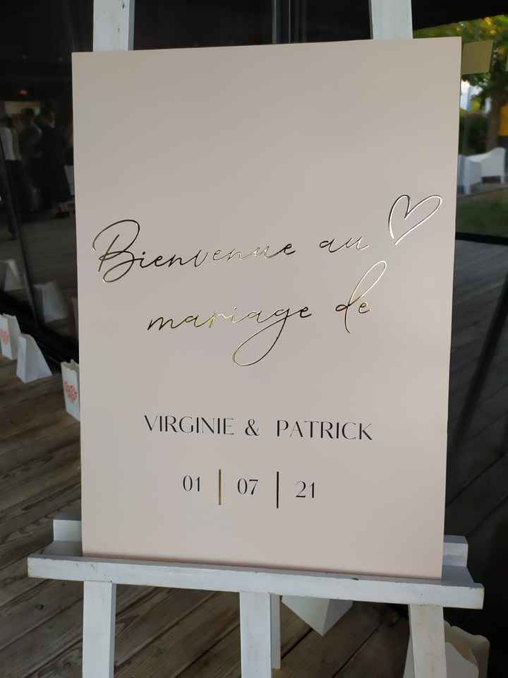 1 panneau de bienvenue pour ton mariage : tu le veux ? - 1