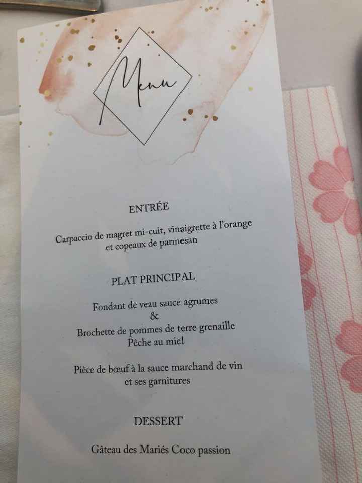 Repas petit mariage - 9