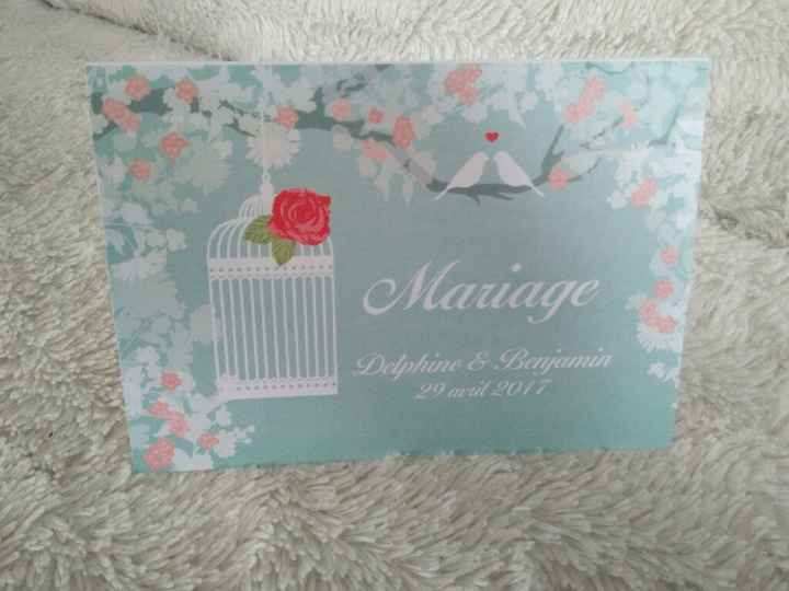 Faire-parts reçus - 1