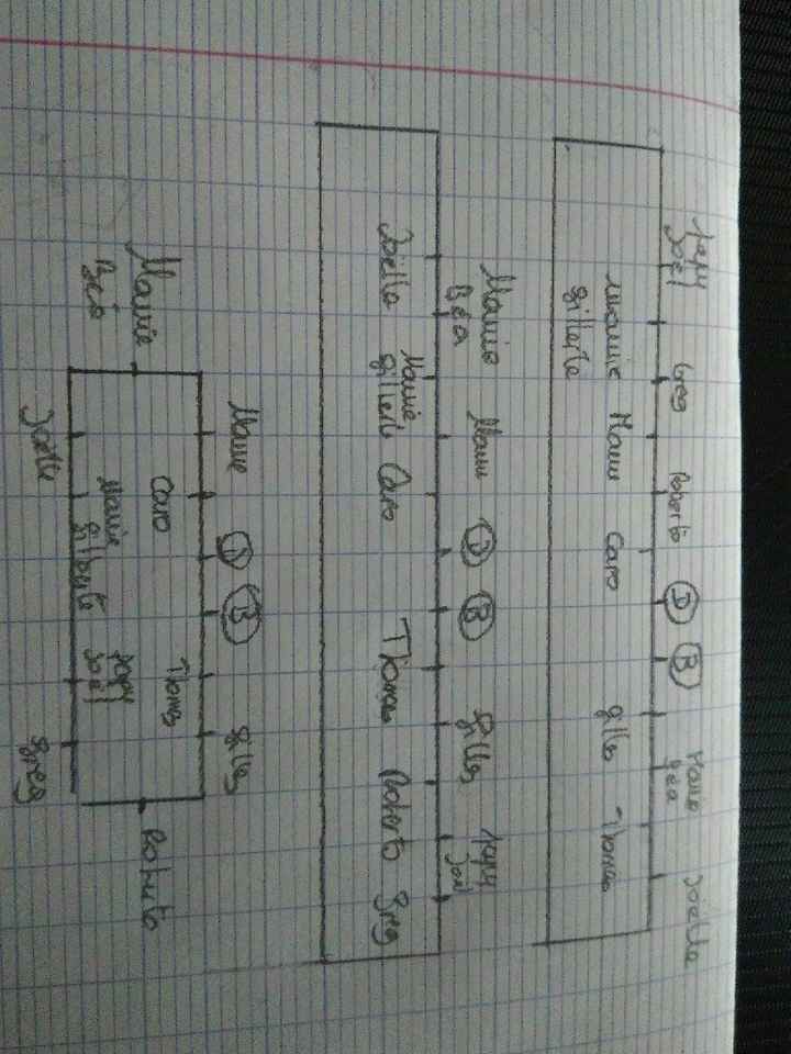 Plan de table, début du casse tête... - 1