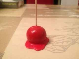 Marque place pomme d'amour en fimo