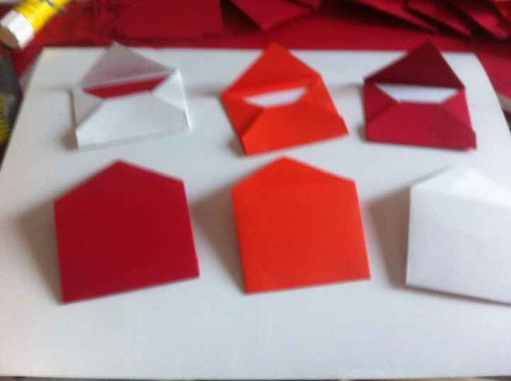 Minis enveloppes pour livre d or fait maison