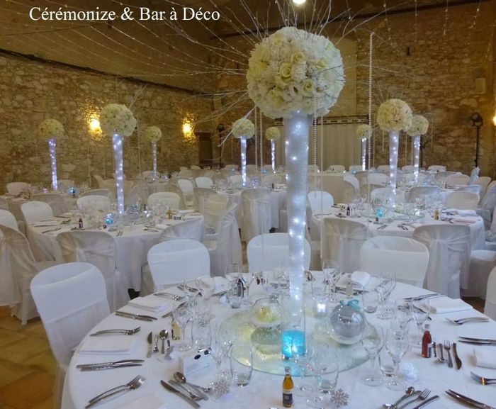 table blanc bleu
