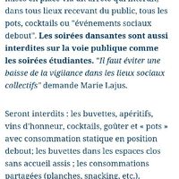 Vin d'honneur et restrictions - 1