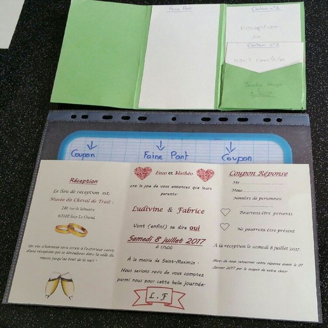 Un croquis de mes faires parts diy - 2