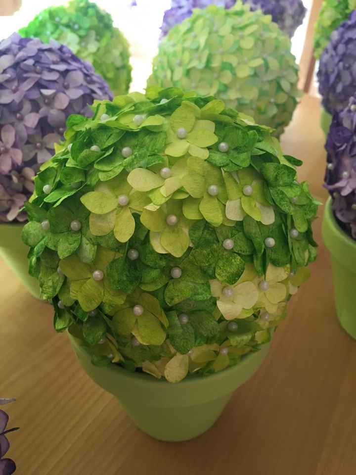 Fleurs filtre a cafe hortensia et rose - 3