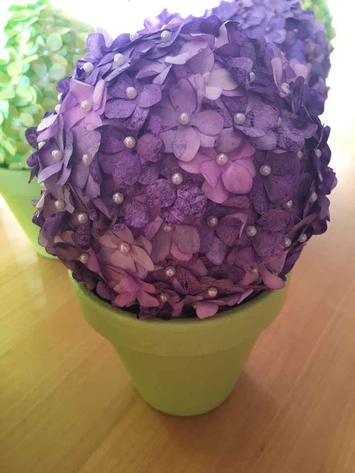 Fleurs filtre a cafe hortensia et rose - 4